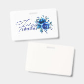 バレンタインデー バッジ (Front & Back)