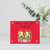 バレンタインデー：パンダ系。アボカド シーズンカード (スタンド正面)