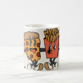 バレンタインデー「ピザとフライドポテトのマッチ」 コーヒーマグカップ (中央)