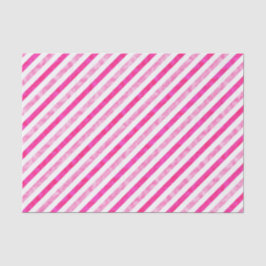 バレンタインデー – ピンクストライプきらめく 薄葉紙