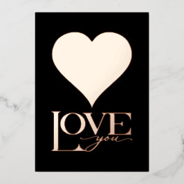 バレンタインデー，フォイルハート，愛 箔シーズンカード