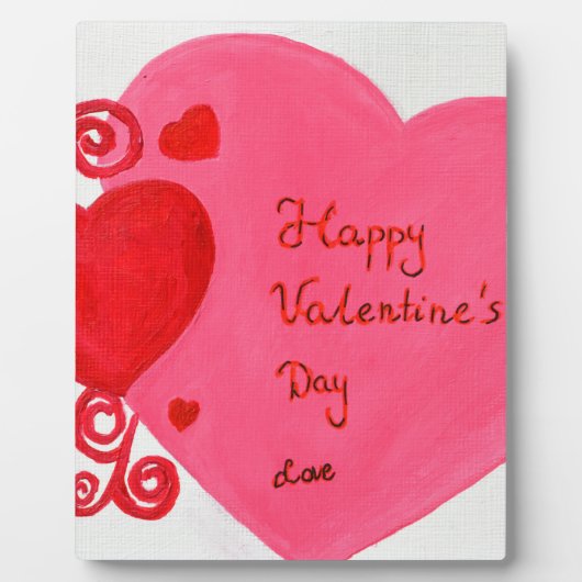 バレンタインデー フォトプラーク (正面)