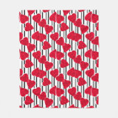 バレンタインデー フリースブランケット (正面)