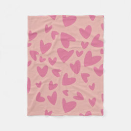 バレンタインデー フリースブランケット