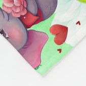 バレンタインデー フリースブランケット (角)