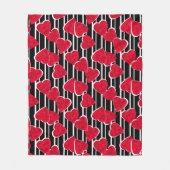 バレンタインデー フリースブランケット (正面)