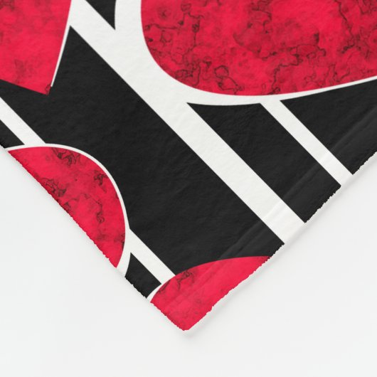 バレンタインデー フリースブランケット (角)