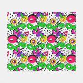 バレンタインデー フリースブランケット (正面(横))