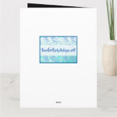 バレンタインデー ブラックオンブル フォトカード カード (裏面)