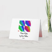 バレンタインデー ベイビー レトロ ポップアート スタイル カード (裏面)