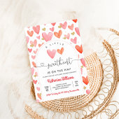 バレンタインデー ベビーシャワー 招待状