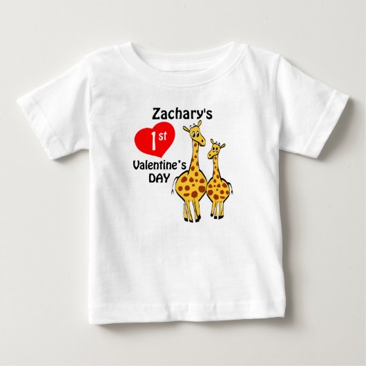バレンタインデー ベビーTシャツ (正面)