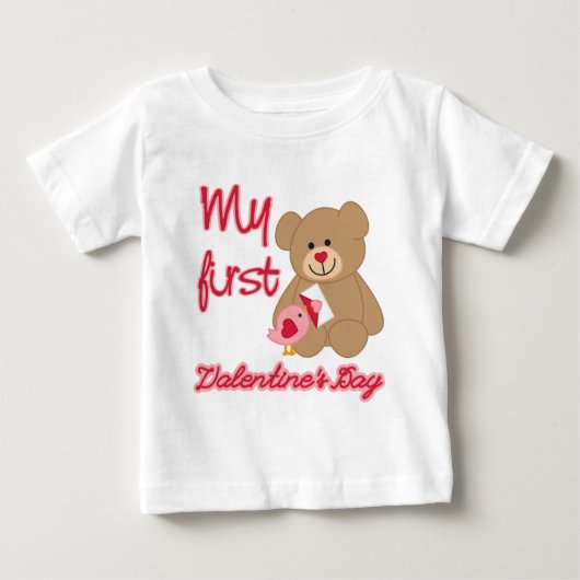 バレンタインデー ベビーTシャツ (正面)