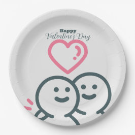 バレンタインデー ペーパープレート