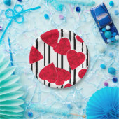 バレンタインデー ペーパープレート (パーティー)