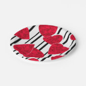 バレンタインデー ペーパープレート (アングル)