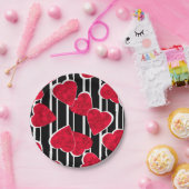 バレンタインデー ペーパープレート (パーティー)