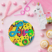 バレンタインデー ペーパープレート (パーティー)