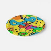 バレンタインデー ペーパープレート (アングル)