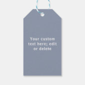 バレンタインデー&ホワイトラブハートカスタムギフトラベル ギフトタグ (裏面)