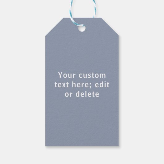 バレンタインデー&ホワイトラブハートカスタムギフトラベル ギフトタグ (裏面)