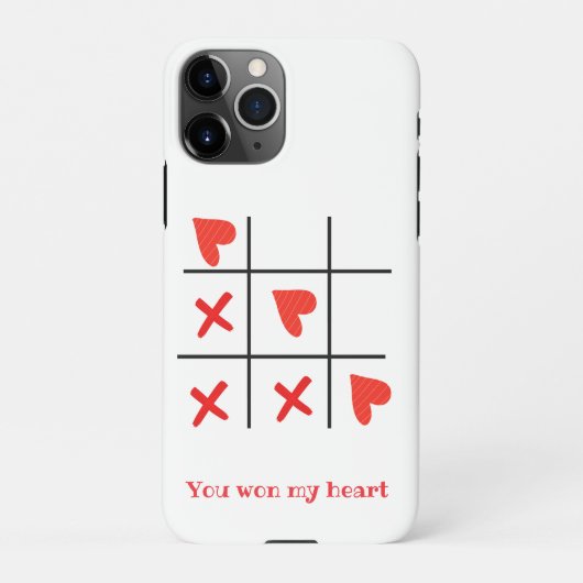 バレンタインデー ホワイト iPhoneケース (裏面)