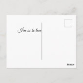 バレンタインデー ポストカード (裏面)