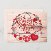 バレンタインデー ポストカード (正面/裏面)