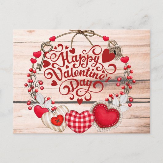 バレンタインデー ポストカード (正面)
