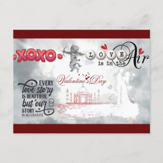 バレンタインデー ポストカード