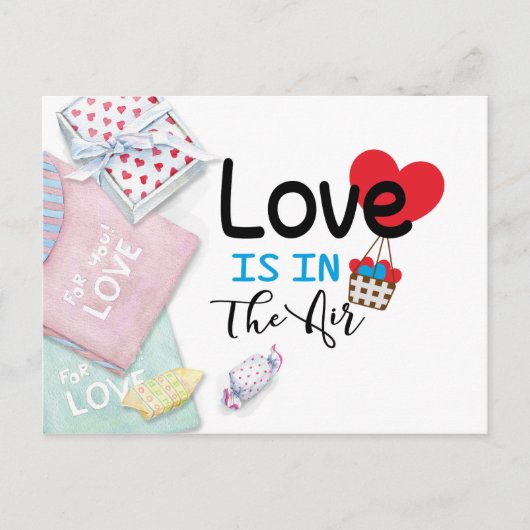 バレンタインデー ポストカード (正面)