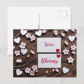 バレンタインデー，ポストクロッシング ポストカード (正面/裏面)