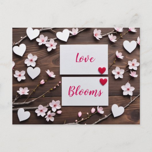 バレンタインデー，ポストクロッシング ポストカード (正面)