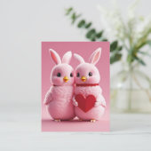 バレンタインデー，ポストクロッシング ポストカード (スタンド正面)