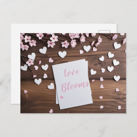 バレンタインデー,ポストクロッシング ポストカード (正面/裏面)