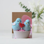 バレンタインデー,ポストクロッシング ポストカード (スタンド正面)