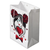 バレンタインデー ミディアムペーパーバッグ (正面アングル)