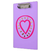 バレンタインデー – モダンハート2クリップボード クリップボード (左)