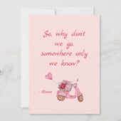 バレンタインデー |モーターバイ遠くにクを取得 シーズンカード (正面)