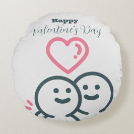 バレンタインデー ラウンドクッション