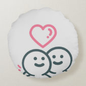 バレンタインデー ラウンドクッション (裏面)