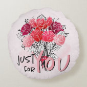 バレンタインデー ラウンドクッション (裏面)