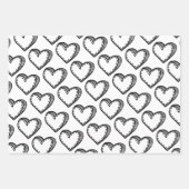 バレンタインデー ラッピングペーパーシート (正面2)