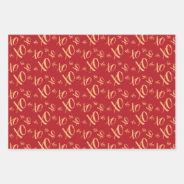 バレンタインデー ラッピングペーパーシート