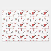 バレンタインデー ラッピングペーパーシート (正面3)