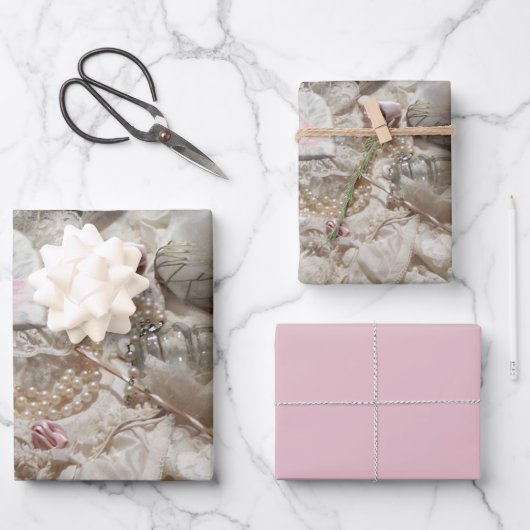 バレンタインデー ラッピングペーパーシート (正面)