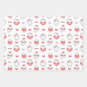 バレンタインデー ラッピングペーパーシート (正面3)