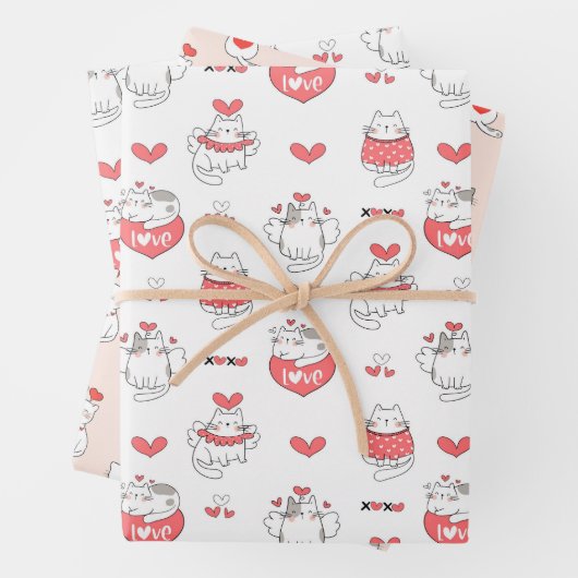 バレンタインデー ラッピングペーパーシート (インサイチュ)