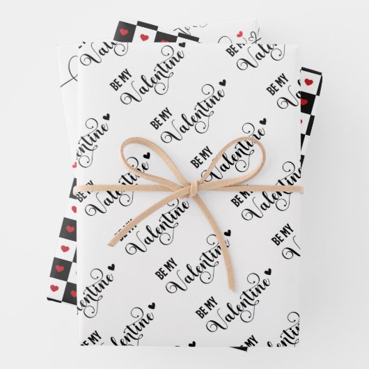 バレンタインデー ラッピングペーパーシート (インサイチュ)