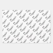 バレンタインデー ラッピングペーパーシート (正面)